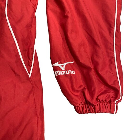 Mizuna XL Red Windbreaker Jacket 1/4 Zip Vented Back Pullover Athletic Training - Picture 4 of 12